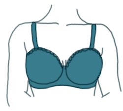 Use Your Old Bra to Make a Strapless Dress Padded : 4 Steps - Instructables